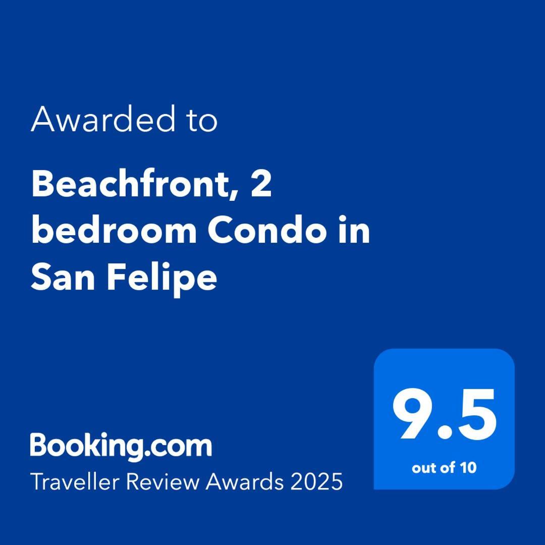 Beachfront, 2 Bedroom Condo In San Felipe Сан-Фелипе Экстерьер фото